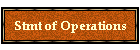 Stmt of Operations